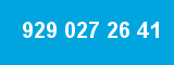929 027 26 41 929 027 26 41